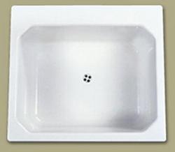 25 x 22 in. Self-rimming Laundry Sink in White