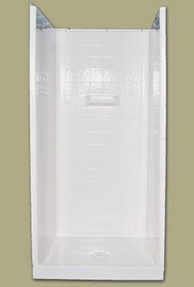 Florestone White 32 x 35 x 73 in. Alcove Shower Unit 