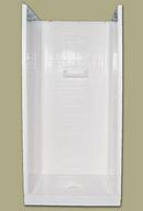 Florestone White 32 x 35 x 73 in. Alcove Shower Unit 