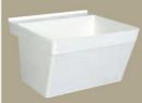 3-Pack Wall Mount Single Utility Sink in White