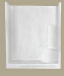 60 x 35 x 73 in. Alcove Shower Unit in White