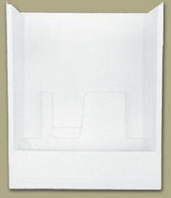 60 in. x 31-1/2 in. Tub & Shower Unit in White with Left Drain