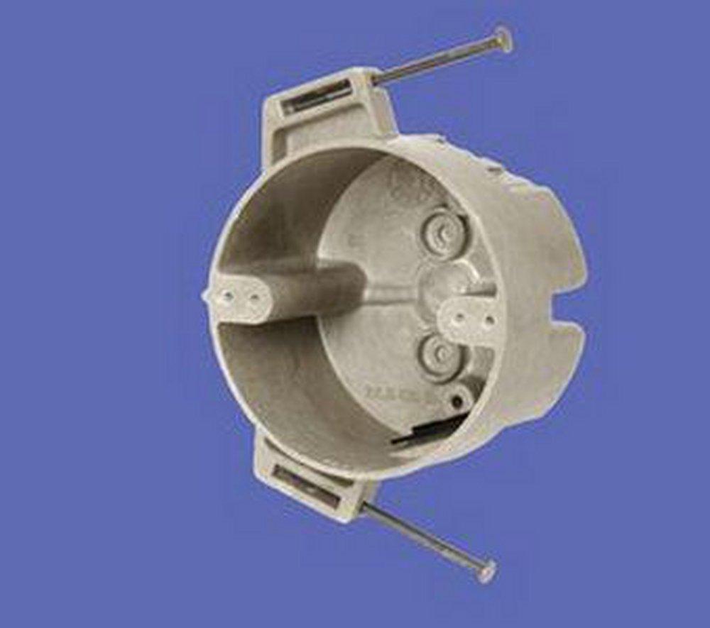 Allied Moulded Products 4 in. Plastic Ceiling Box with Nails 