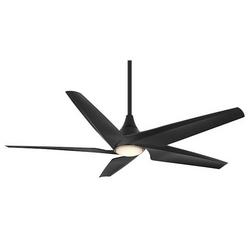 60 in. LED Smart Dual Mount Ceiling Fan in Coal