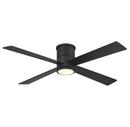 54 in. 4-Blade Indoor Integrated LED Hugger Ceiling Fan in Coal 