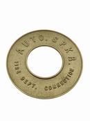 4 in. IPS Brass Automatic Sprinkler Fire Department Connection Sign