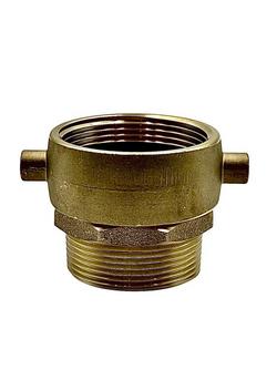 2-1/2 in. MNPT x FNHT Brass Open Snoot