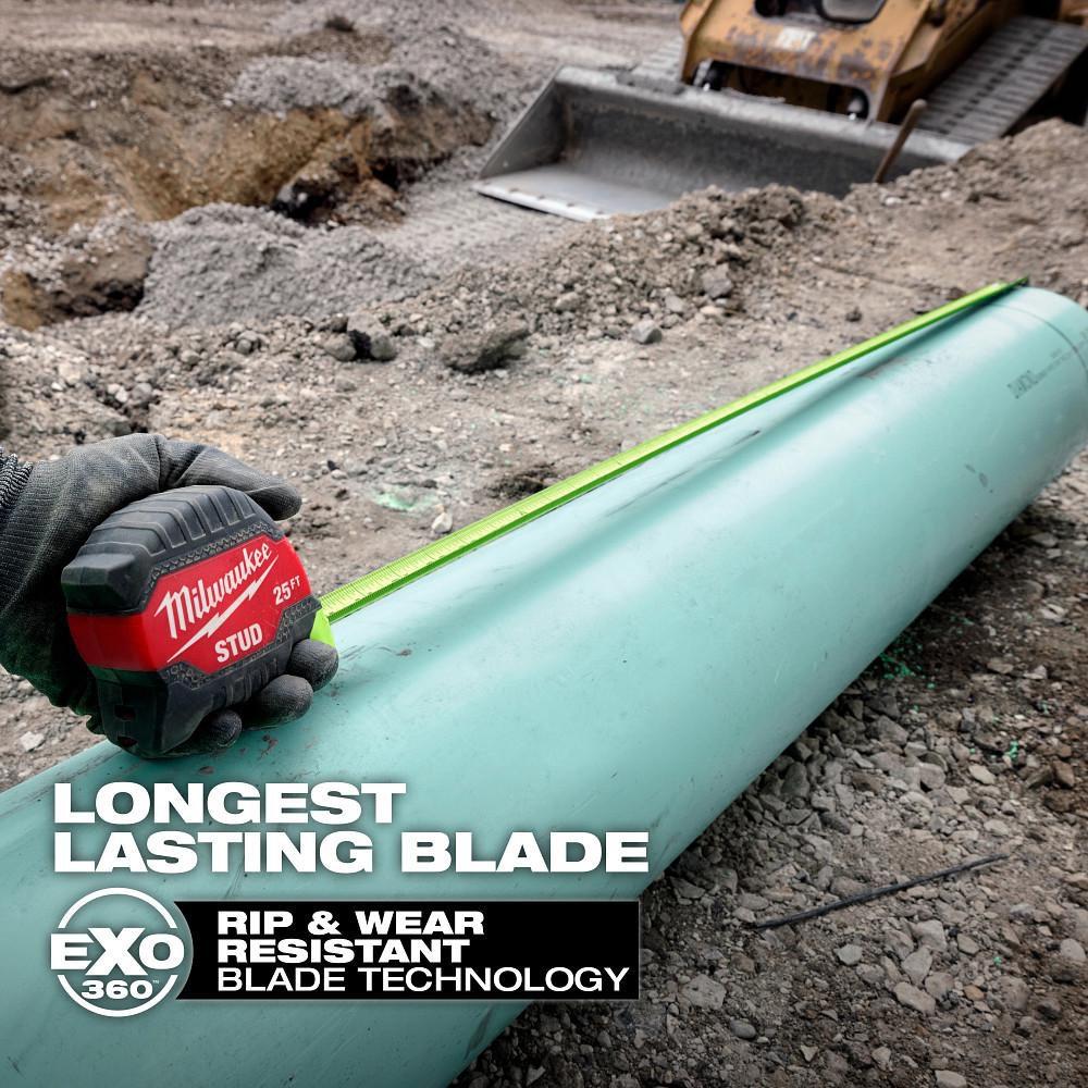 25FT STUD TAPE MEASURE WITH ENGINEER'S SCALE 