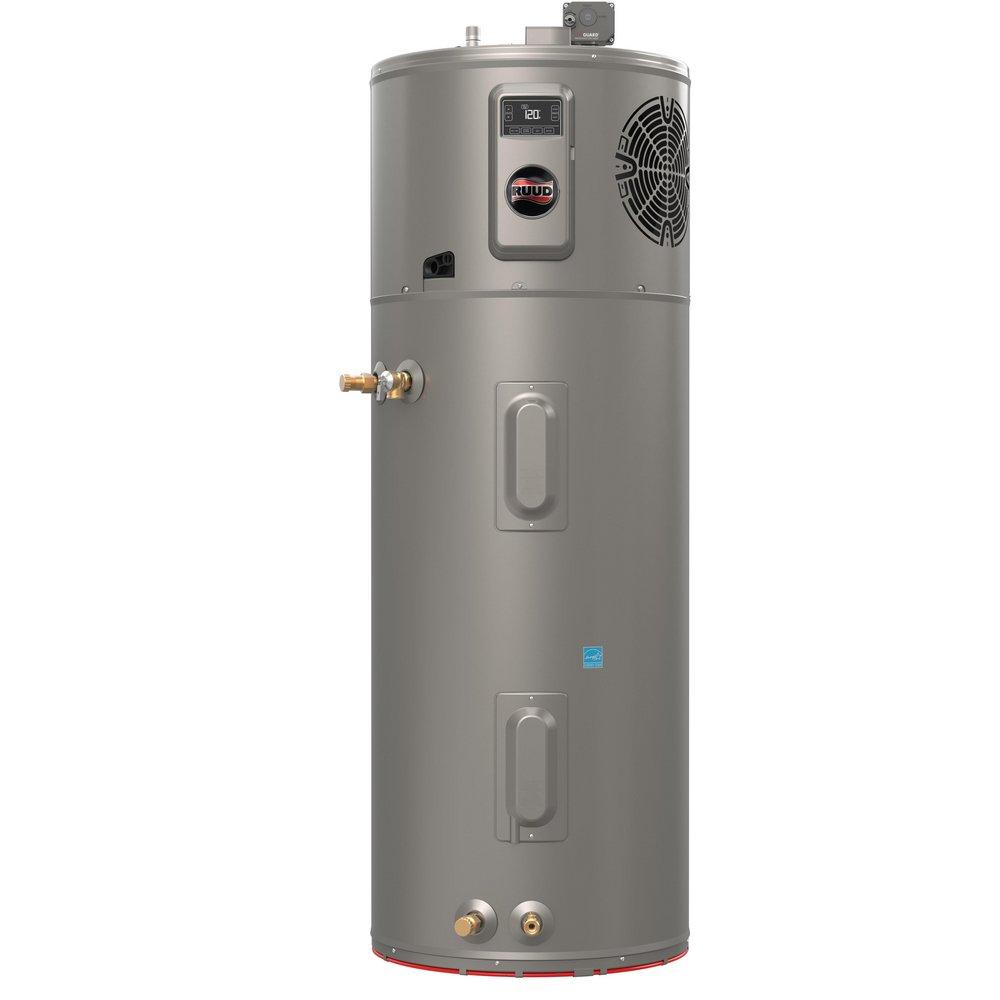 RUUD PROFESSIONAL ULTRA 65 GAL HYBRID ELECTRIC HEAT PUMP WATER HEATER WITH LEAKGUARD 
