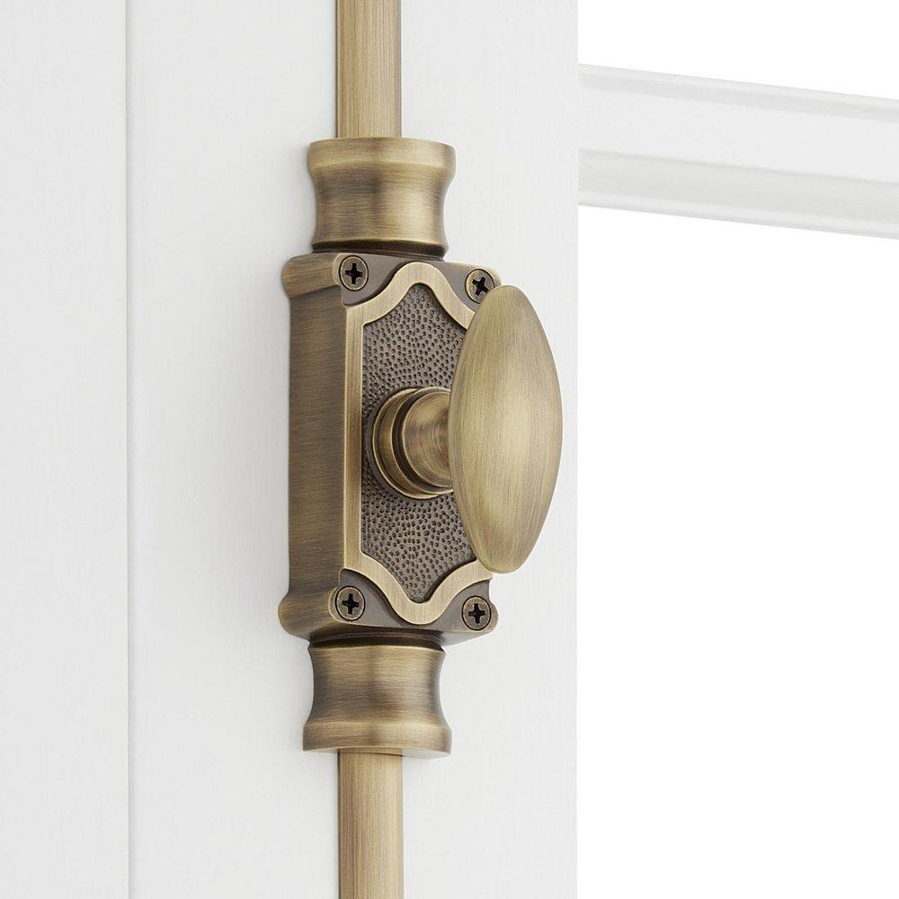 Signature Hardware Antique Brass Brass Window Cremone Bolt 
