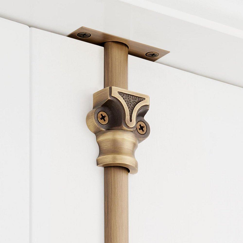 Signature Hardware Antique Brass Brass Window Cremone Bolt 