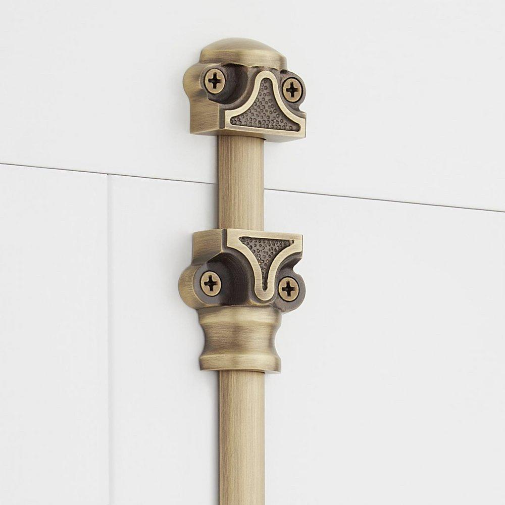 Signature Hardware Antique Brass Brass Window Cremone Bolt 