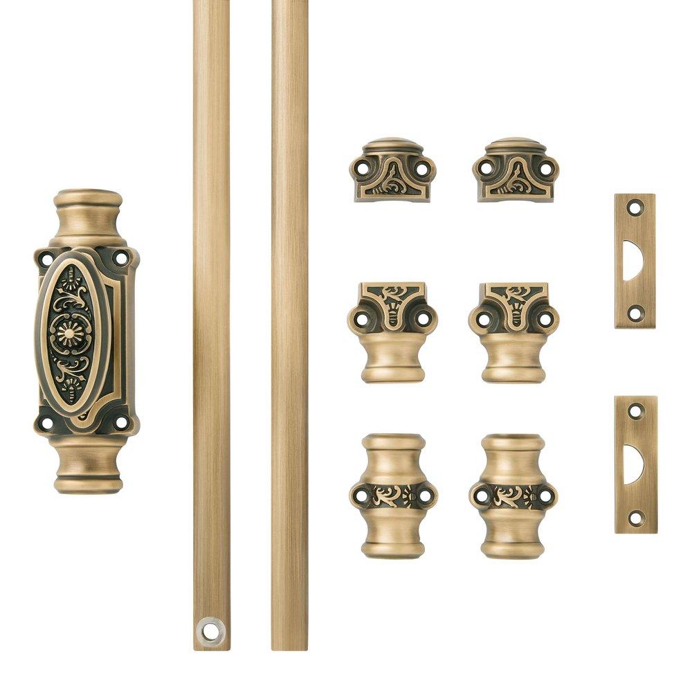 Signature Hardware Antique Brass Brass Window Cremone Bolt 
