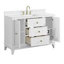 Kinsale 48" Free Standing Single Basin Vanity Set with Cabinet and Stone Composite Vanity Top 