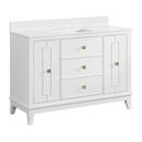 Kinsale 48" Free Standing Single Basin Vanity Set with Cabinet and Stone Composite Vanity Top 
