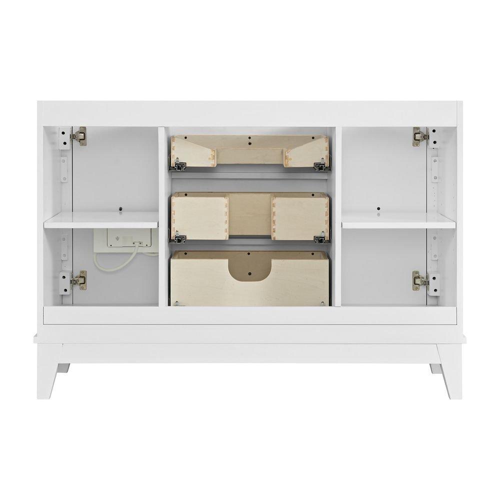 Kinsale 48" Free Standing Single Basin Vanity Set with Cabinet and Stone Composite Vanity Top 