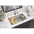 QUARTZ CLASSIC 33" X 22" X 9-1/2" SINGLE BOWL UNDERMOUNT WORKSTATION SINK  KIT GREYSTONE 