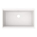 QUARTZ CLASSIC 33" X 22" X 9-1/2" SINGLE BOWL UNDERMOUNT WORKSTATION SINK KIT WHITE 