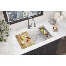 QUARTZ CLASSIC 33" X 22" X 9-1/2" SINGLE BOWL UNDERMOUNT WORKSTATION SINK KIT WHITE 