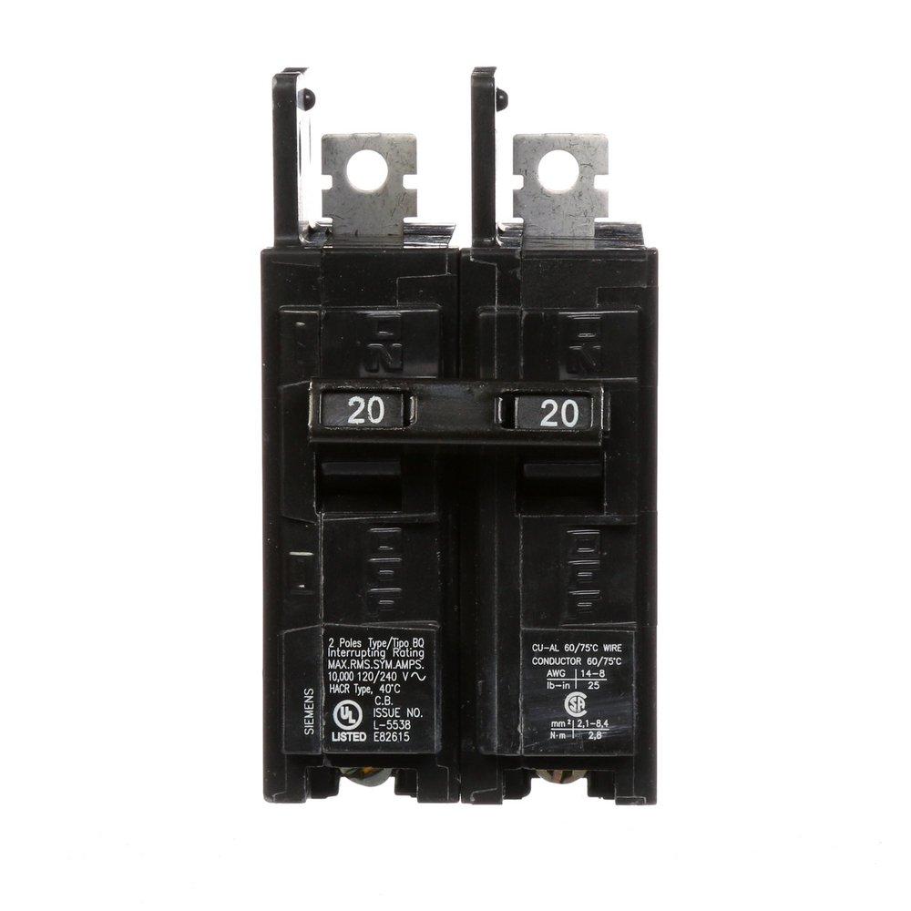 Siemens Energy & Automation 120/240V 2-Pole Circuit Breaker 