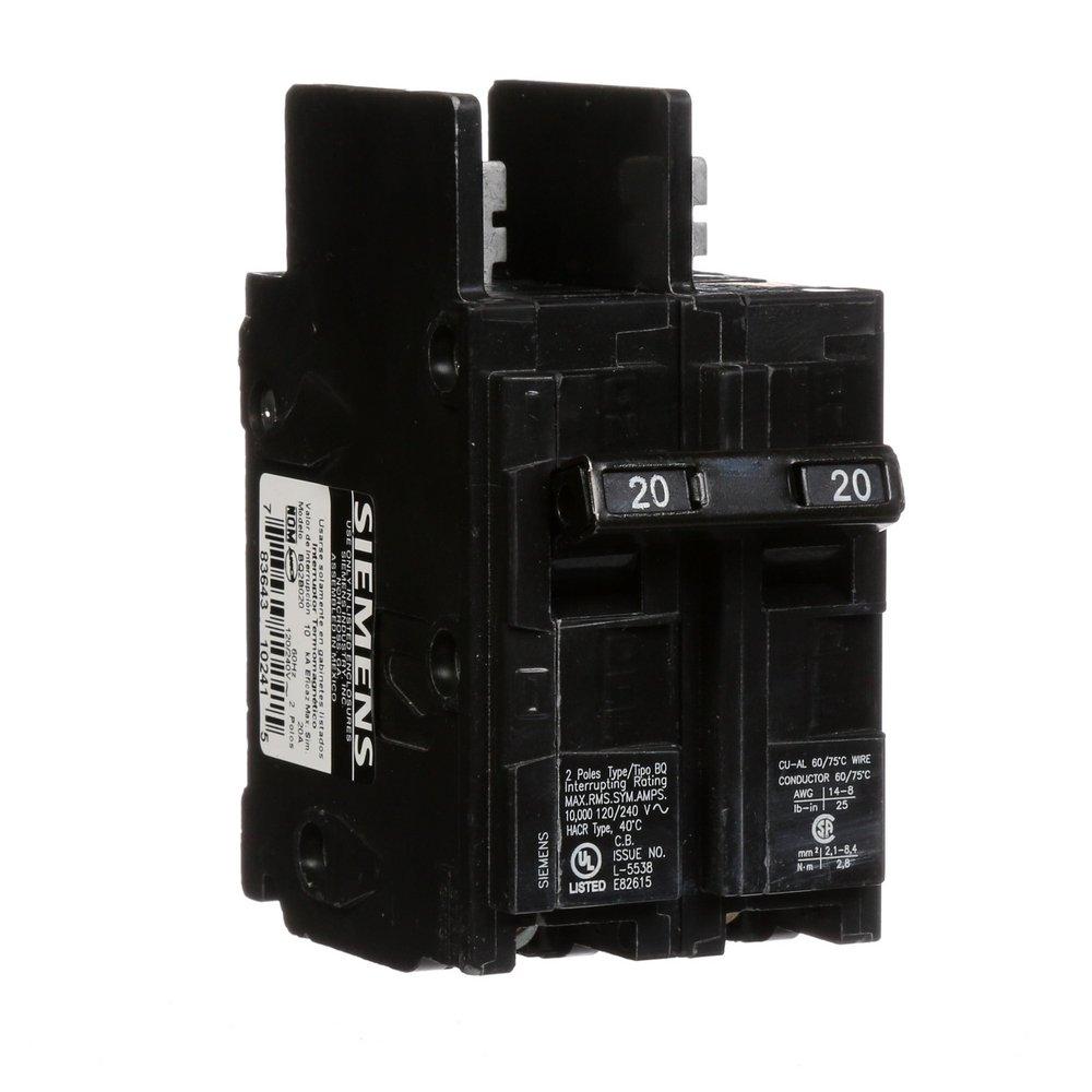 Siemens Energy & Automation 120/240V 2-Pole Circuit Breaker 