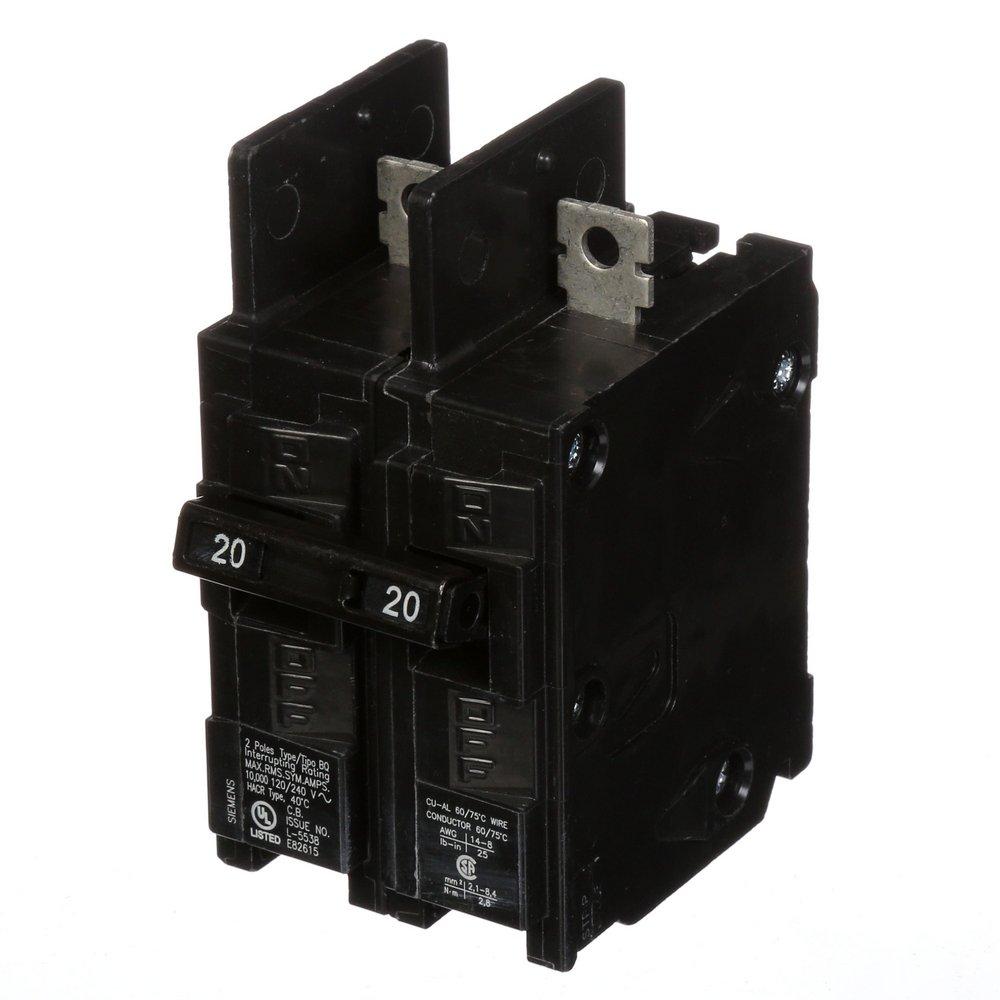 Siemens Energy & Automation 120/240V 2-Pole Circuit Breaker 