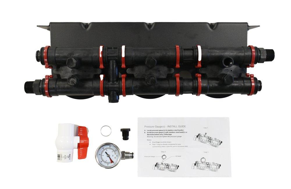 Triple Stage Proprietary High Flow Manifold Series To Parallel 