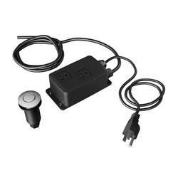 Dual Outlet Air Switch in Chrome