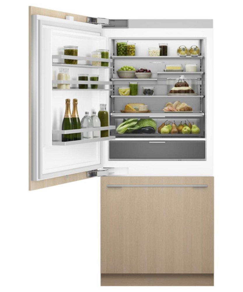 36 INCH VTZ COLUMN BOTTOM MOUNT REFRIGERATOR FREEZER PANEL READY VTB STAINLESS INTERIOR ICE & INTERNAL WATER LEFT HINGE 