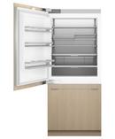 36 INCH VTZ COLUMN BOTTOM MOUNT REFRIGERATOR FREEZER PANEL READY VTB STAINLESS INTERIOR ICE & INTERNAL WATER LEFT HINGE 