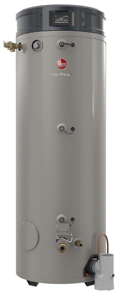 COMMERCIAL TRITON PREMIUM HEAVY-DUTY HIGH EFF 100 GAL. 400K BTU ULN NATURAL GAS ASME POWER DIRECT VENT TANK WATER HEATER 