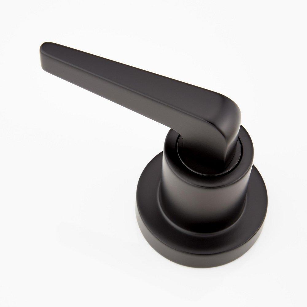DREA 4-HOLE ROMAN TUB FAUCET AND HAND SHOWER WITH ROUGH-IN VALVE - MATTE BLACK 