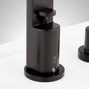 DREA 4-HOLE ROMAN TUB FAUCET AND HAND SHOWER WITH ROUGH-IN VALVE - MATTE BLACK 