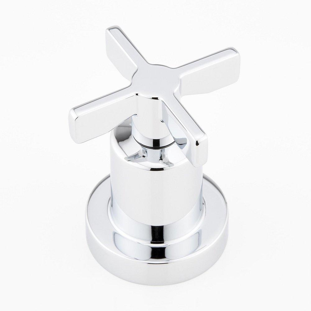 Signature Hardware Chrome Roman Tub Faucet and Hand Shower with Rough-In Valve 