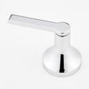 LENTZ 4-HOLE ROMAN TUB FAUCET AND HAND SHOWER - LEVER HANDLES - CHROME 