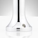 LENTZ 4-HOLE ROMAN TUB FAUCET AND HAND SHOWER - LEVER HANDLES - CHROME 