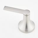 LENTZ 4-HOLE ROMAN TUB FAUCET AND HAND SHOWER WITH ROUGH-IN VALVE - LEVER HANDLES - BRUSHED NICKEL 