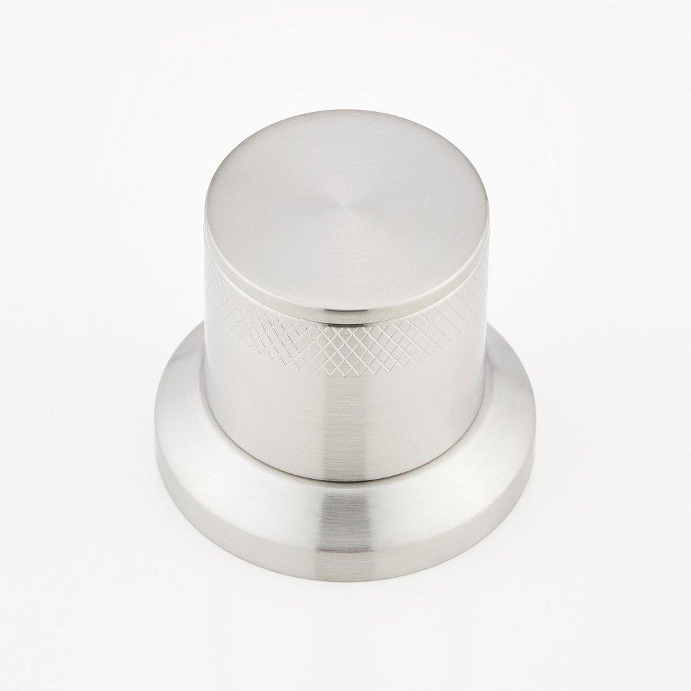 LENTZ 4-HOLE ROMAN TUB FAUCET AND HAND SHOWER - KNOB HANDLES - BRUSHED NICKEL 