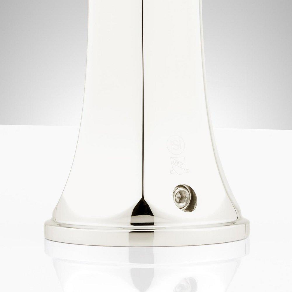 ELITA 4-HOLE ROMAN TUB FAUCET AND HAND SHOWER - LEVER HANDLES - POLISHED NICKEL 