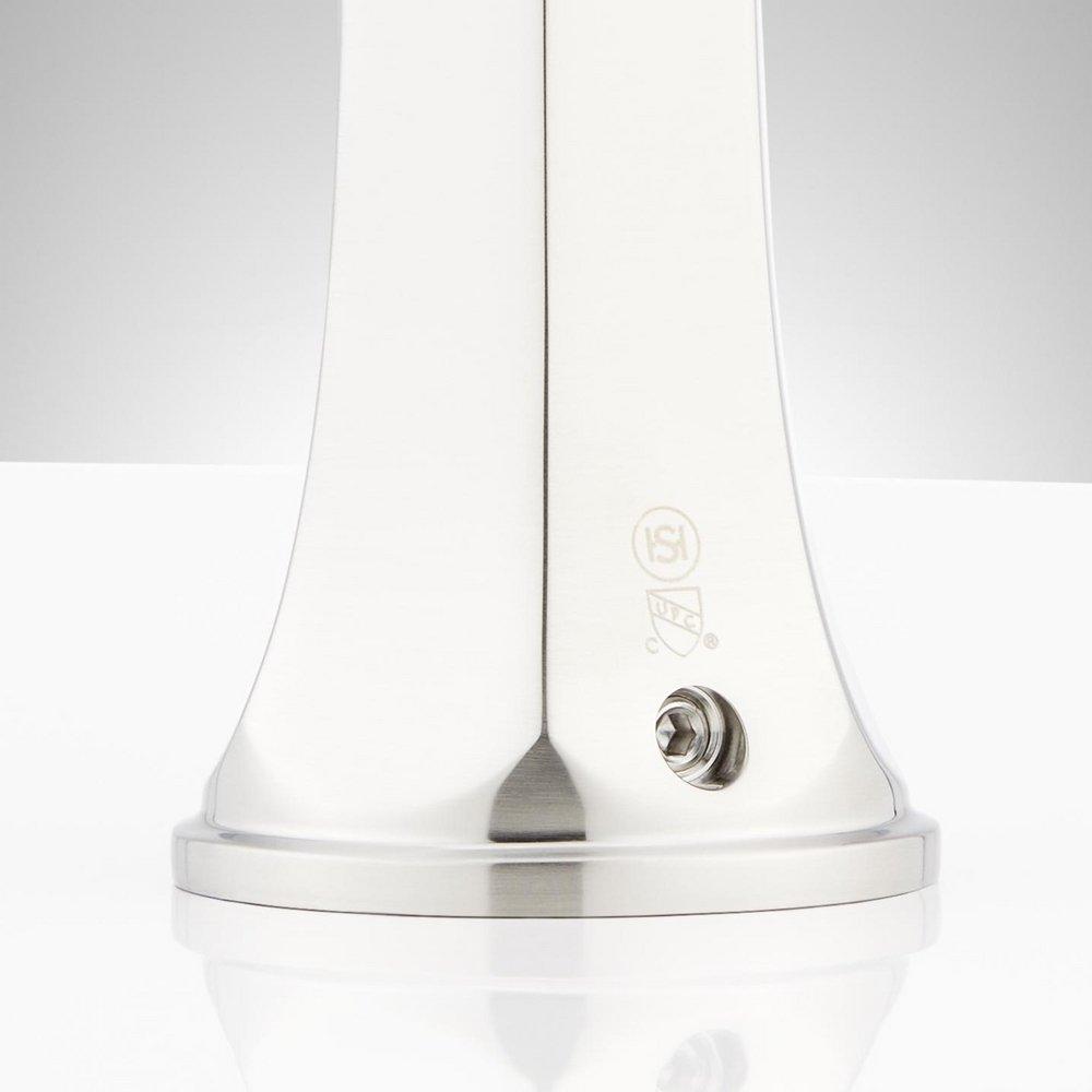 ELITA 4-HOLE ROMAN TUB FAUCET AND HAND SHOWER WITH ROUGH-IN VALVE - LEVER HANDLES - BRUSHED NICKEL 