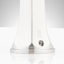 ELITA 4-HOLE ROMAN TUB FAUCET AND HAND SHOWER WITH ROUGH-IN VALVE - LEVER HANDLES - BRUSHED NICKEL 