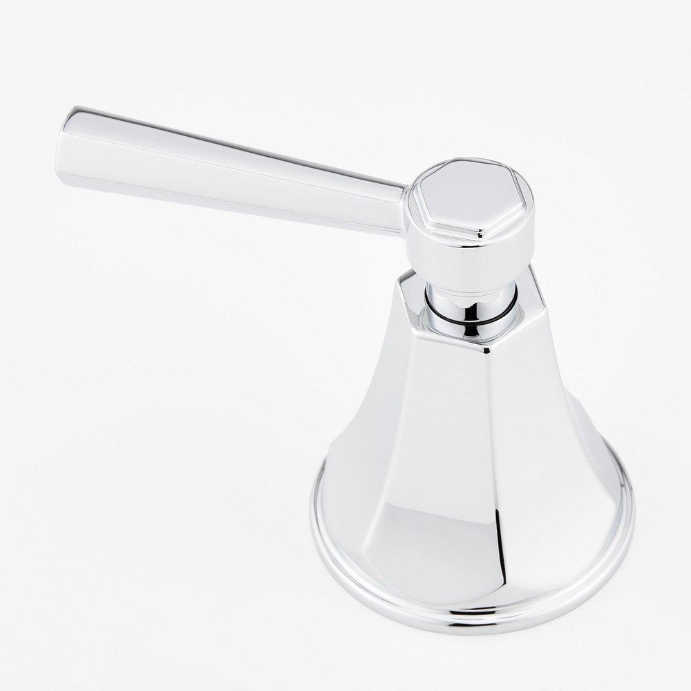 Signature Hardware Chrome Roman Tub Faucet and Hand Shower with Rough-In Valve 