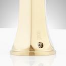 ELITA 4-HOLE ROMAN TUB FAUCET AND HAND SHOWER - CROSS HANDLES - BRUSHED GOLD 