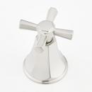 ELITA 4-HOLE ROMAN TUB FAUCET AND HAND SHOWER WITH ROUGH-IN VALVE - CROSS HANDLES - BRUSHED NICKEL 