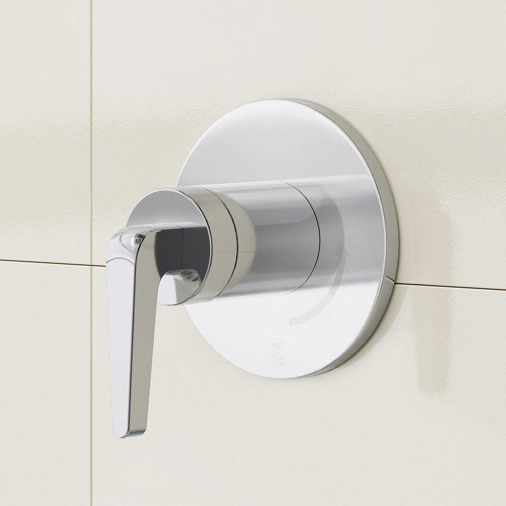 DREA IN-WALL SHOWER VOLUME CONTROL HANDLE AND 3/4 ROUGH-IN VALVE - CHROME 