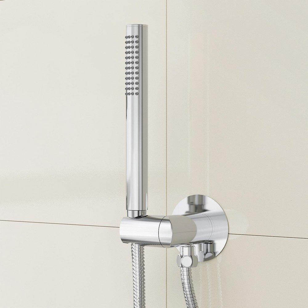 Signature Hardware Chrome Shower System with Hand Shower 