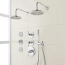 Shower System with 3 Body Sprays and Hand Shower in Chrome