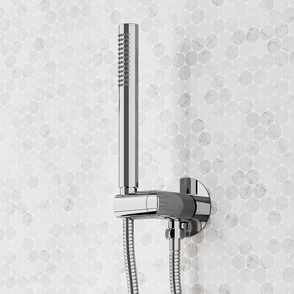 VASSOR THERMOSTATIC SHOWER SYSTEM WITH HAND SHOWER - CHROME 
