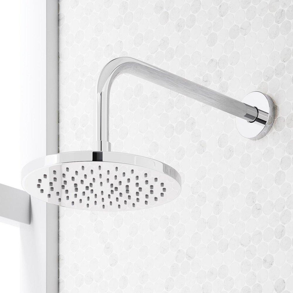 VASSOR THERMOSTATIC SHOWER SYSTEM WITH DUAL SHOWERHEADS AND HAND SHOWER - CHROME 