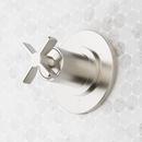 VASSOR THERMOSTATIC SHOWER SYSTEM WITH DUAL SHOWERHEADS AND HAND SHOWER - BRUSHED NICKEL 